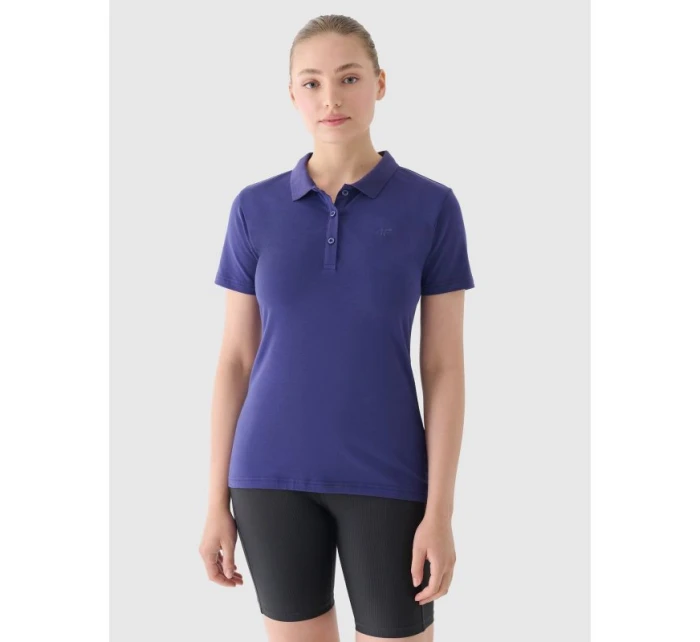 Dámské polo tričko slim 4F 4FWMM00TPTSF514-031S Dámské polo tričko slim 4F 4FWMM00TPTSF514-031S