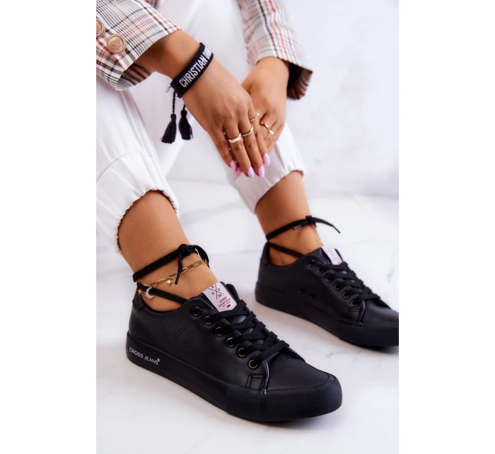 Dámské nízké tenisky Cross Jeans JJ2R4054C černá