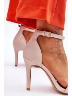 Módní sandály Beige béžové model 21612457 - VINCEZA