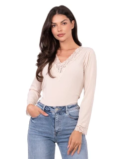 Bluzka IT BZ model 21895769 beżowy - FPrice