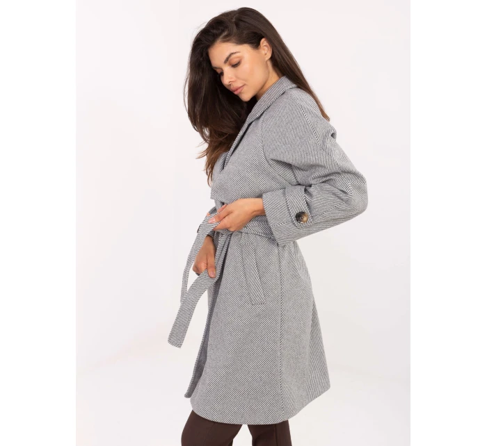 Płaszcz IT PL model 21302313 biało szary - FPrice