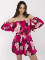 Sukienka MI SK model 21094550 czarno różowy - FPrice