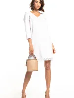 Dámské šaty T324/1 Bílá - Tessita