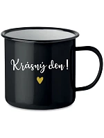 HRNEK KRÁSNÝ DEN! - černý plecháček 350 ml