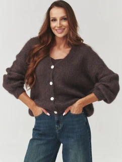Svetr na zapínání  model 219736 Makadamia