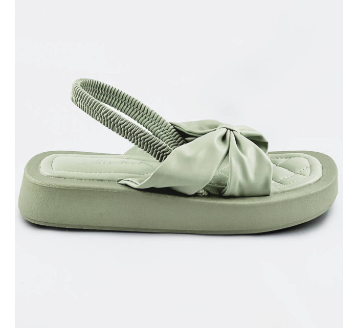 Zelené sandály na platformě model 17352307 - Mix Feel