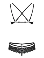 Dámská erotická souprava 860-SET black - OBSESSIVE