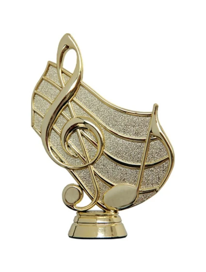 Plastová figurka hudebníka - noty F228/G