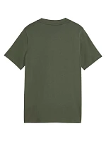 Dětské tričko Puma ESS Small No.1 Logo Centered Tee, khaki, 692975 86