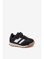 Dětské Sneakersy Sportovní Boty Na Suchý Zip Černé model 21700737 - Boto Dětské Sneakersy Sportovní Boty Na Suchý Zip Černé model 21700737 - Boto