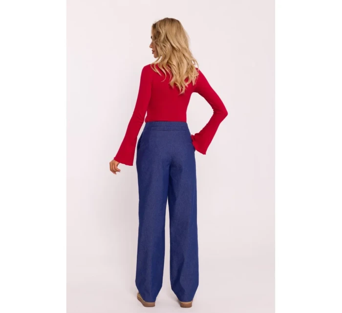 model 20475988 Široké kalhoty modré - Moe