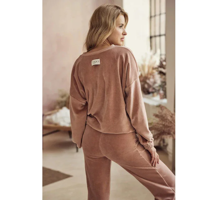 Dámská tepláková souprava Belle 01 béžová model 19446199 - Taro Dámská tepláková souprava Belle 01 béžová model 19446199 - Taro