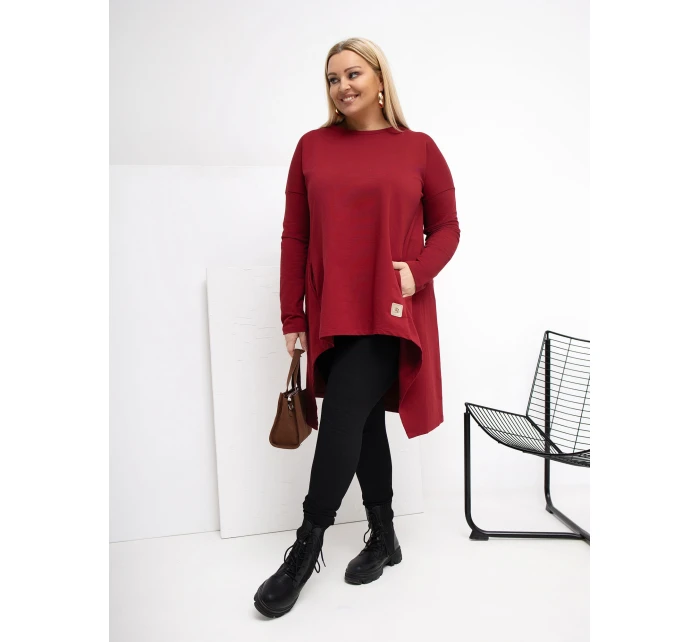 Tunika RV TU 5042.09X bordó