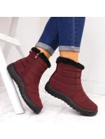 Dámské nepromokavé sněhové boty Vínová NEWS model 19368052 - Inello Dámské nepromokavé sněhové boty Vínová NEWS model 19368052 - Inello