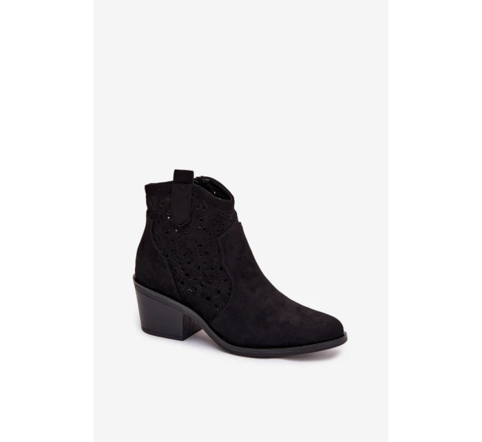 Boty na podpatku  model 224425 Step in style