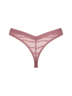 Dámská tanga FREE Evolve String Lace - UNKNOWN - hnědé 7836 - SLOGGI