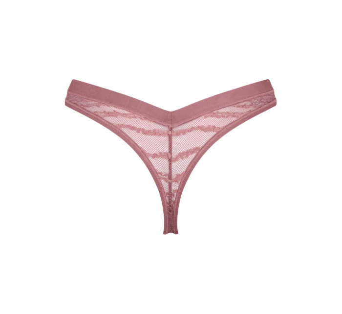 Dámská tanga FREE Evolve String Lace - UNKNOWN - hnědé 7836 - SLOGGI