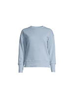 CASALL Froté mikina s krkem Natural Dye modrá CASALL Froté mikina s krkem Natural Dye modrá