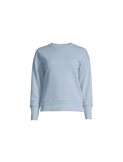 CASALL Froté mikina s krkem Natural Dye modrá CASALL Froté mikina s krkem Natural Dye modrá