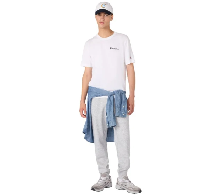 Pánské tričko Champion SS Tee white 221798 WW001 pánské Pánské tričko Champion SS Tee white 221798 WW001 pánské