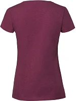 Fruit of the Loom Lady-Fit Iconic 195 T Dámské tričko z těžké bavlny 16.1424 burgundy Fruit of the Loom Lady-Fit Iconic 195 T Dámské tričko z těžké bavlny 16.1424 burgundy