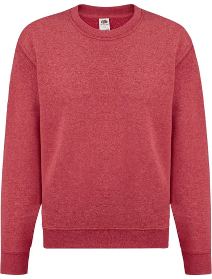 Fruit of the Loom Classic Kids Set-In Sweat Dětská mikina 16.2041 vintage heather red Fruit of the Loom Classic Kids Set-In Sweat Dětská mikina 16.2041 vintage heather red