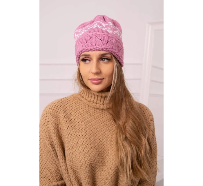 Dámská čepice Kira tmavě model 18752175 - K-Fashion Dámská čepice Kira tmavě model 18752175 - K-Fashion