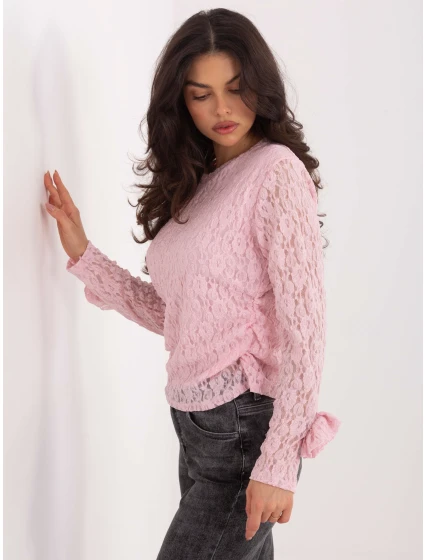 Bluzka IT BZ model 21807938 jasny różowy - FPrice Bluzka IT BZ model 21807938 jasny różowy - FPrice