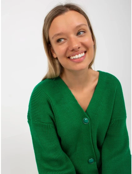 Dámský svetr LC SW model 17650086 zelený - FPrice