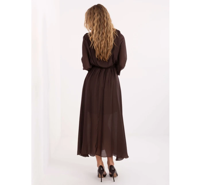 Sukienka MI SK model 21755233 ciemny brązowy - FPrice