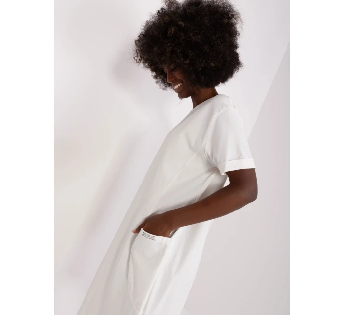 Sukienka RV SK model 18856445 ecru - FPrice Sukienka RV SK model 18856445 ecru - FPrice