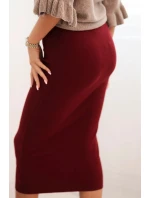 Dámská sukně model 21954787 bordó - Kesi