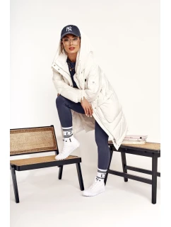 Dámské Vysoké Tenisky Na Velké Podrážce BIG STAR FF274241 Bile