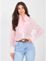 Koszula IT KS model 21914603 jasny różowy - FPrice Koszula IT KS model 21914603 jasny różowy - FPrice