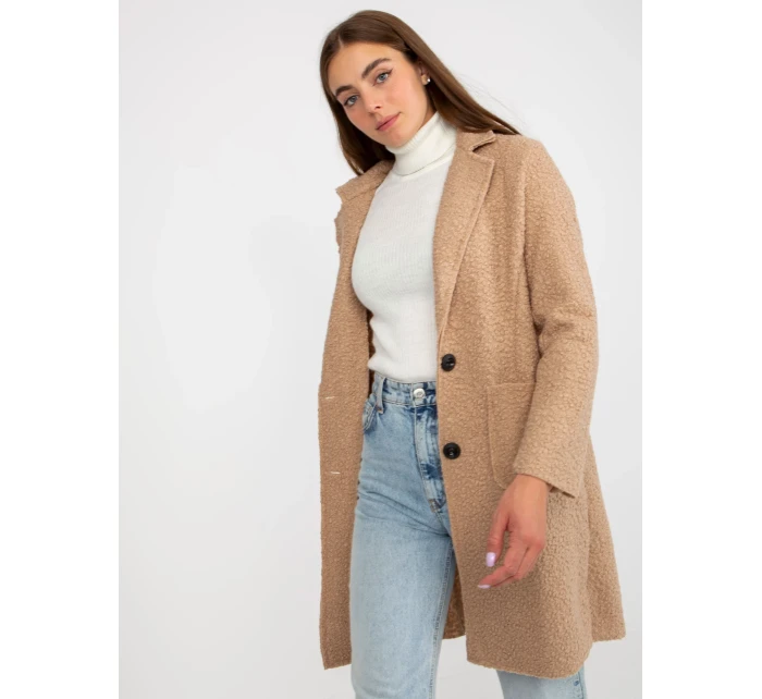 Dámský kabát TW EN BI 7372.18 béžoý