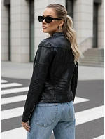 Dámská koženková bunda TY5455 černá - FashionStreet