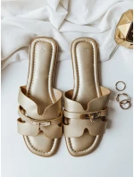 zlaté dámské žabky model 21990195 - Dstreet zlaté dámské žabky model 21990195 - Dstreet