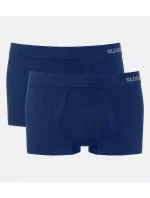 Pánské boxerky GO Smooth Hipster 2P - UNKNOWN - tm. modré 6722 - SLOGGI Pánské boxerky GO Smooth Hipster 2P - UNKNOWN - tm. modré 6722 - SLOGGI