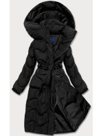 Rozšířená černá dámská bunda (AG2-J81)