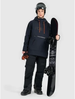Pánská softshellová bunda na snowboard 4F 4FRAW25TSOFM509-20S s membránou 5000 windproof