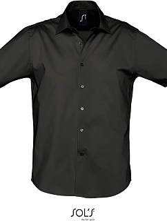 SOL'S Elastická košile s krátkým rukávem black model 22460348