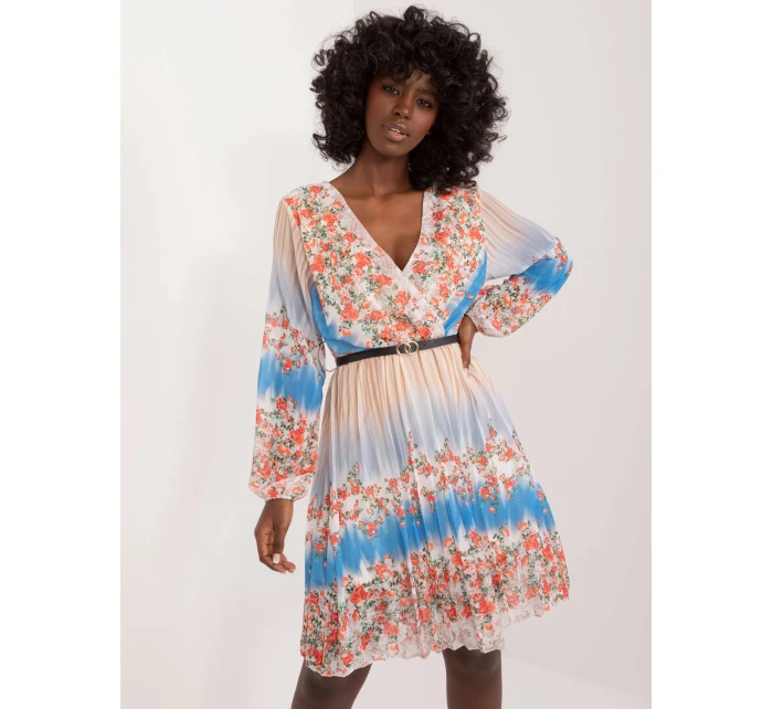 Šaty DHJ SK 10201 1.85 světle béžová Šaty DHJ SK 10201 1.85 světle béžová