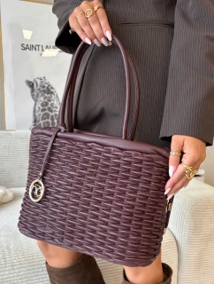 Dámská kabelka typu shopper Nobo – bordová