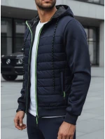 FashionStreet pánská tmavě modrá prošívaná přechodná bunda TX4392