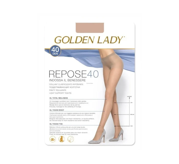 Dámské punčochové kalhoty Golden Lady Repose  6-2XL 40 den