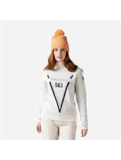 Rossignol W Victoire Tn Knit Sweater bílá