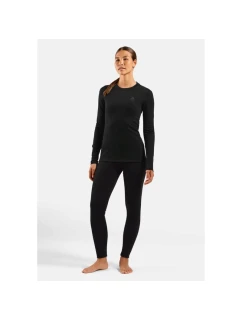 Dámské tričko ODLO Merino 160 BL Top Crew Neck l/s velikost M Black