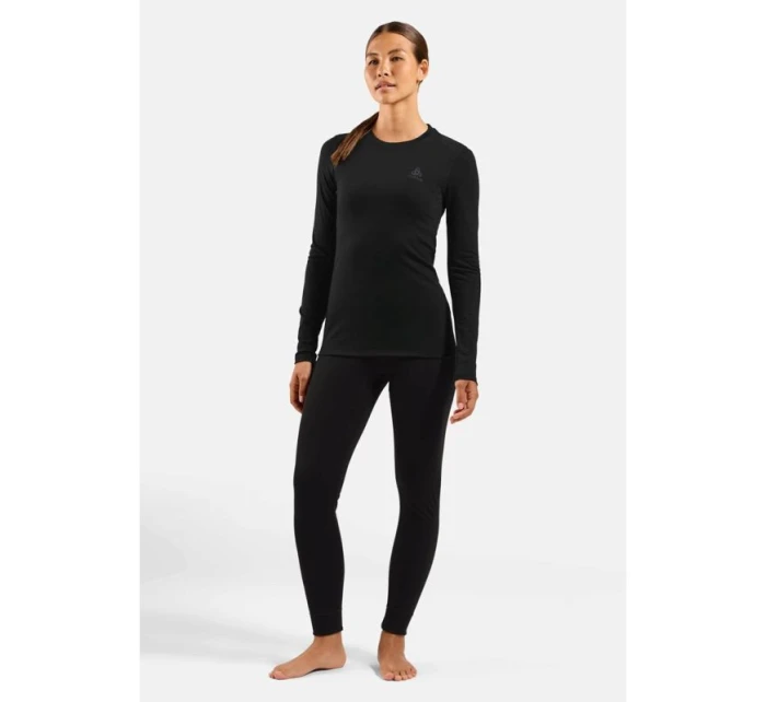 Dámské tričko ODLO Merino 160 BL Top Crew Neck l/s velikost M Black