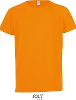 SOL'S Sporty Kids Dětské raglánové sportovní tričko 25.1166 neon orange