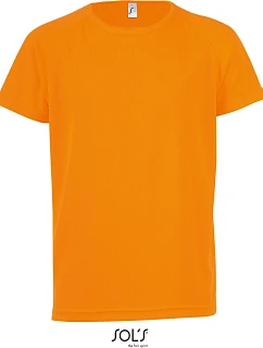 SOL'S Sporty Kids Dětské raglánové sportovní tričko model 22524653 neon orange